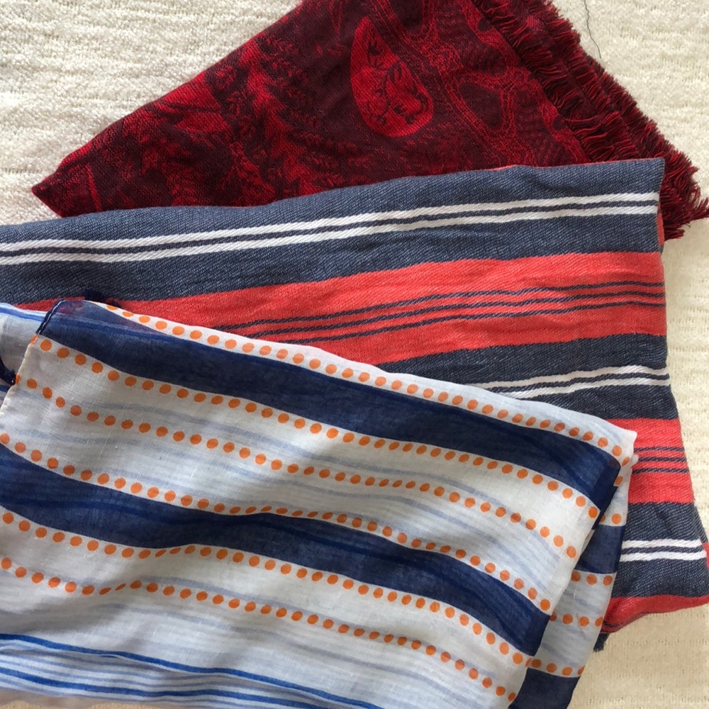 3 spring scarves